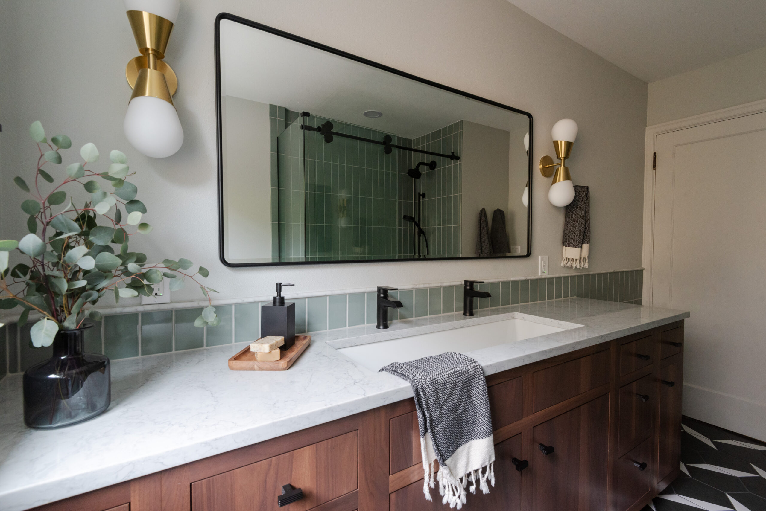 Hillsdale Bathroom Remodel - Kith & Kin Interiors