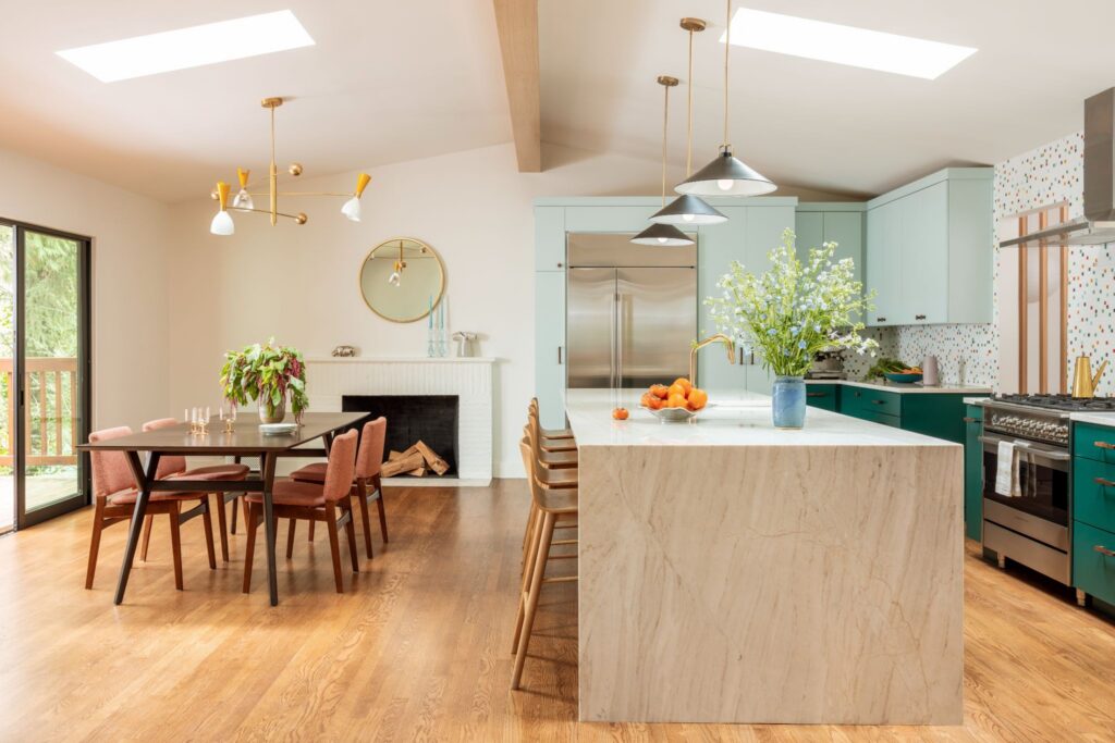 an elevated ranch home remodel with space planning involved